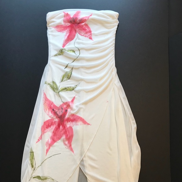 Twik GORGEOUS! bandeau jumpsuit with sheer layer - Picture 2 of 8